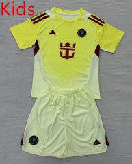 2025-26 Inter Miami CF Goalkeeper Yellow Kids/Youth Soccer Uniform-ay