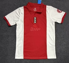 (S-4XL)125th Anniversary Edition  Ajax Red&White Thailand Soccer Jersey AAA-2483