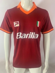 Retro Version 1983-84 Roma Home Red Thailand Soccer Jersey AAA-503