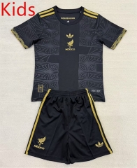 2025-26 Gold Cup Edition Mexico Special  Black Kids/Youth Soccer Uniform-AY