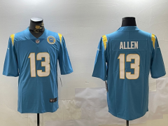 NFL Los Angeles Chargers Blue  #13 Jersey