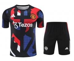2025-26 Manchester United Blue&Black Thailand Soccer Uniform-418