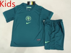 2025-26 Nigeria Away Green Kid/Youth Soccer Uniform-507