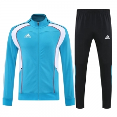 2025-26 Adidas Lake Blue Soccer Thailand Jacket Uniform-4627