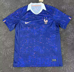 (s-4xl)2025-26  France Home Blue Thailand Soccer Jersey AAA-7209