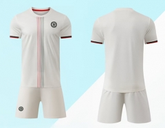 Without Brand Logo 2025-2026 Chelsea Away White Soccer Uniform-9031