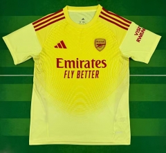(s-4xl)2025-26 Arsenal Goalkeeper Yellow  Thailand Soccer Jersey AAA-2390