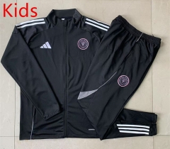 2025-26 Inter Miami Black Kids/Youth Soccer Jacket Uniform-815
