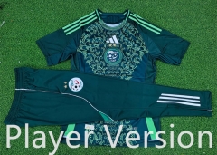 Player version 25-26 Algeria Green Thailand Soccer Tracksuit-9926
