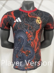 Player Version 2025-26 Real Madrid Black&Red Thailand Soccer Jersey AAA-888