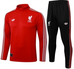 2025-26 Liverpool Red Thailand Soccer Tracksuit Uniform-815