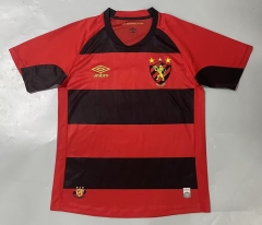 (S-4XL) 2025-26  Sport Recife Home Black&Red Thailand Soccer Jersey AAA-908