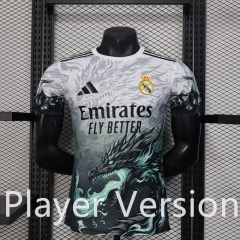 Player Version 2025-2026 Special Version Real Madrid White&Black Thailand Soccer Jersey AAA-888