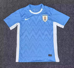 2025-26  Uruguay Home Blue Thailand Soccer Jersey AAA-7209