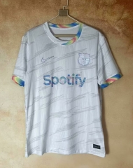 25-26  Barcelona Special Edition White  Thailand Soccer Jersey AAA-2483