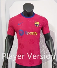 Player version 25-26 Special Edition Barcelona Pink Thailand Soccer Jersey AAA-9609
