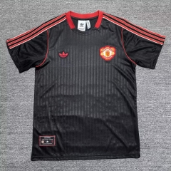 2025-26 Manchester United Black Thailand Soccer Training Jersey-4927