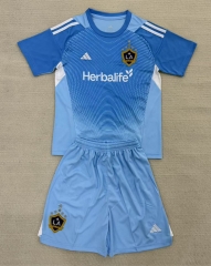 2025-26 Los Angeles Galaxy Goalkeeper Blue Soccer Uniform-AY