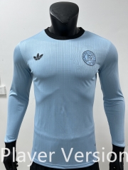 Player Version 125th Anniversary Edition Germany Blue LS Thailand Soccer Jersey AAA-1959