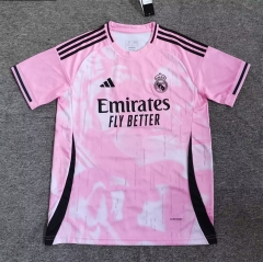 (s-4xl)2025-26 Real Madrid Pink Soccer Jersey AAA-5378