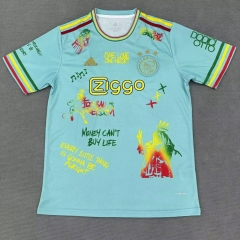 2025-26  Ajax Special Edition Blue Thailand Soccer Jersey AAA-5646