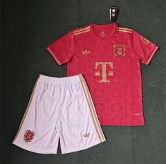 2025-26  Bayern München Home Red  Soccer Uniform-8423