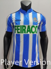 Retro Vesion 97-98 Deportivo La Coruña Home Blue&White Thailand Soccer Jersey AAA-0871