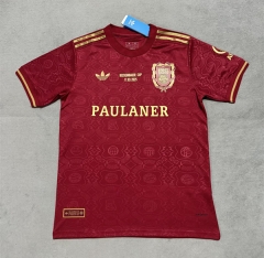 (S-4XL) 125th Anniversary Edition Beckenbauer Bayern München Away Red Thailand Soccer Jersey AAA-4506