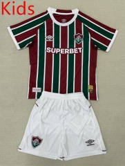 2025-26 Fluminen Home Red&Green  Kids/Youth Soccer Uniform-AY
