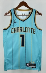 2025 City Version NBA Charlotte Hornets Blue #1 Jersey-311