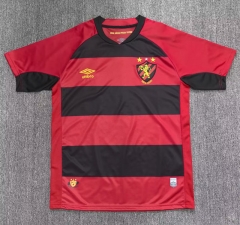 (S-4XL) 2025-26  Sport Recife Home Black&Red Thailand Soccer Jersey AAA-4927