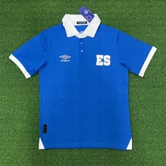 (s-4xl)2025-26 El Salvador Home Blue Thailand Soccer Jersey AAA-818