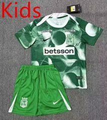 25-26 Atlético Nacional  Green kids Soccer Uniform-7209
