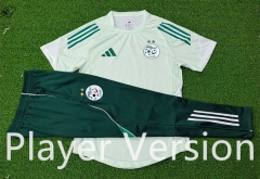 Player version 25-26 Algeria Away Lighte Green Thailand Soccer Tracksuit-9926