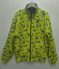 Retro version  1992 Norwich City Yellow Wear Thailand Trench Coats-0255