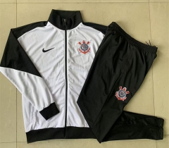 2025-26 Corinthians White Soccer Jacket Uniform-815