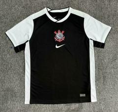 2025-26  Corinthians Home Black Thailand Soccer Jersey AAA-4450