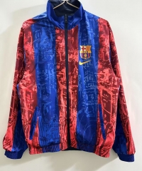 2024-2025 Barcelona Red&Blue Thailand Trench Coats-0255