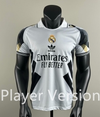 Player Version 25-26  Real Madrid  White Thailand Soccer Jersey AAA-418