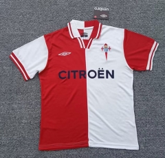 01-02 RC Celta de Vigo Away Red&White Thailand Soccer Jersey AAA-0141