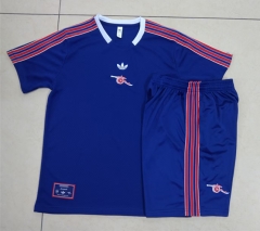 2025-26 Arsenal Blue Short-Sleeve Thailand Soccer Tracksuit-815