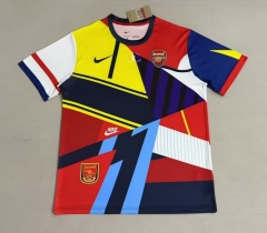 Retro Version 2014 Arsenal Blue Thailand Soccer Jersey AAA-7209