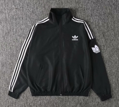 （s-3xl）2025-26  Adida s Black Thailand Wind Coat With Hat-GB
