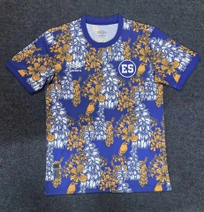 25-26 El Salvador Blue&Yellow Thailand Training Soccer Jersey-2483