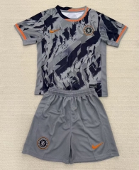Concept version 25-26 Chelsea Grey Soccer Uniform-AY