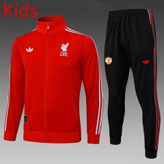 2025-26 Liverpool Red Kids/Youth Soccer Jacket Uniform-815