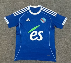 (S-4XL) 25-26 RC Strasbourg Home Blue Thailand Soccer Jersey AAA-512