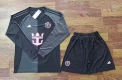 2025-26 Inter Miami CF Away Black long Soccer Uniform-709