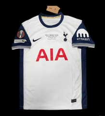 ads +Patches included（s-4xl）2024-25  Tottenham Hotspur  Home White Thailand Soccer Jersey AAA-403
