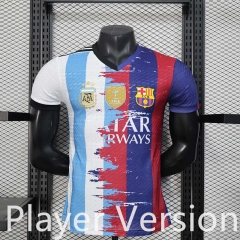 Player Version 25-26 Barcelona Red&Blue&White Thailand Soccer Jersey AAA-888